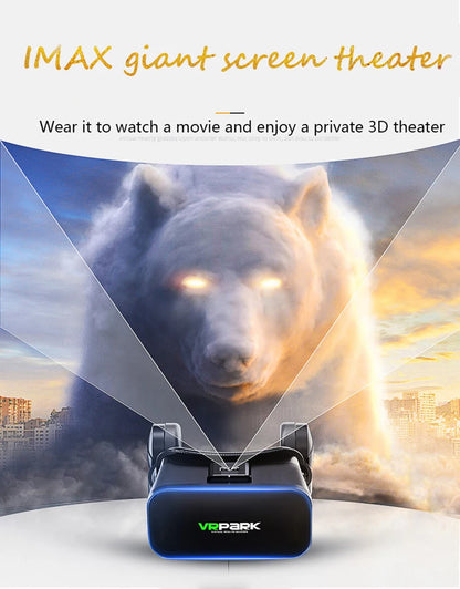 VR Glasses 3D Virtual Reality Headset Helmet For Phone Lenses Goggles Devices Viar Smart Smartphones Cell Game Viewer Mobile Set