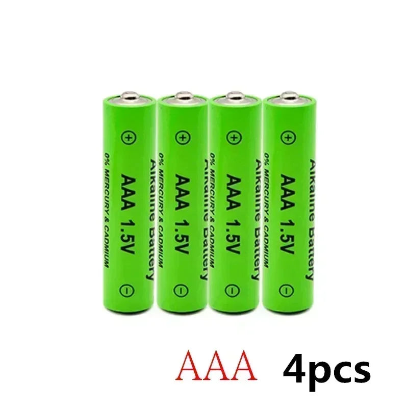 AAA Rechargeable Battery 3000mAh 1 5V New Alcalinas Battery USB Charger Included