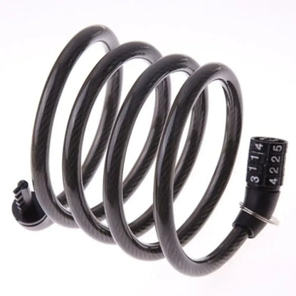 Bicycle Security Lock 4 Digit Code Mountain Bike Security Chain Padlock Fixed Code Anti-theft Lock