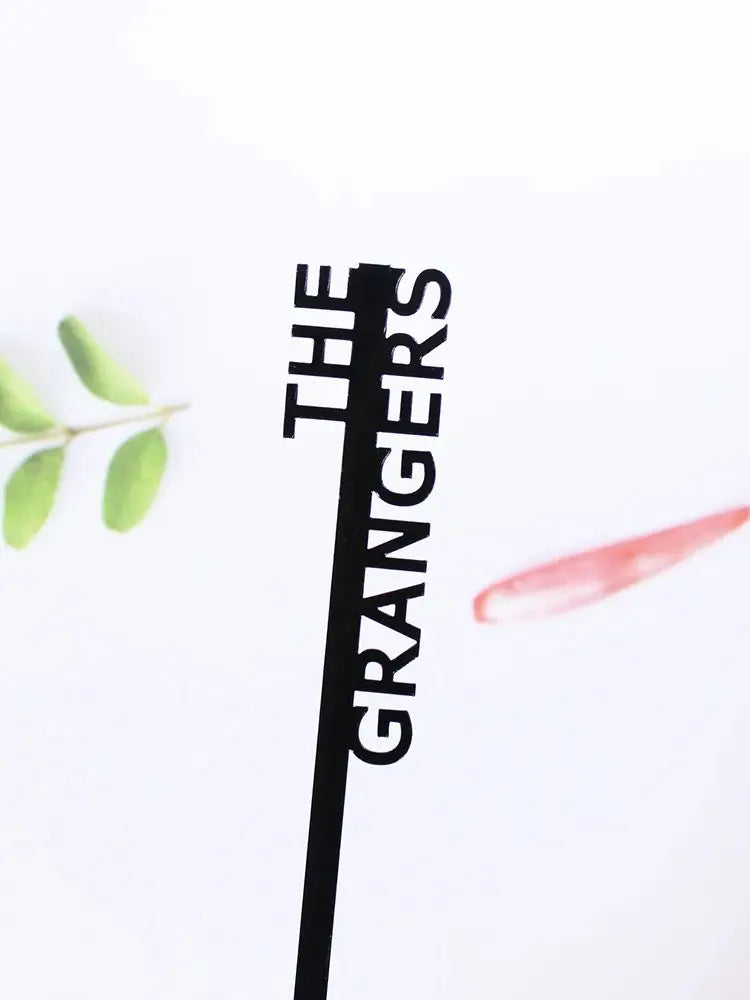 30/50/100Pcs Personalized Acrylic Stirrers Custom Lasercut Drink Stirrers Invials Drinks Wedding Stirrers Cocktail Toppers