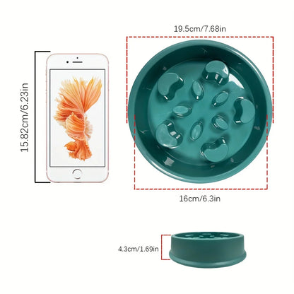 Non-slip slow Feeder Pet Bowl prevents choking and promotes healthy eat habits for Dogs and Cats Dog food bowls Pet rice bowls