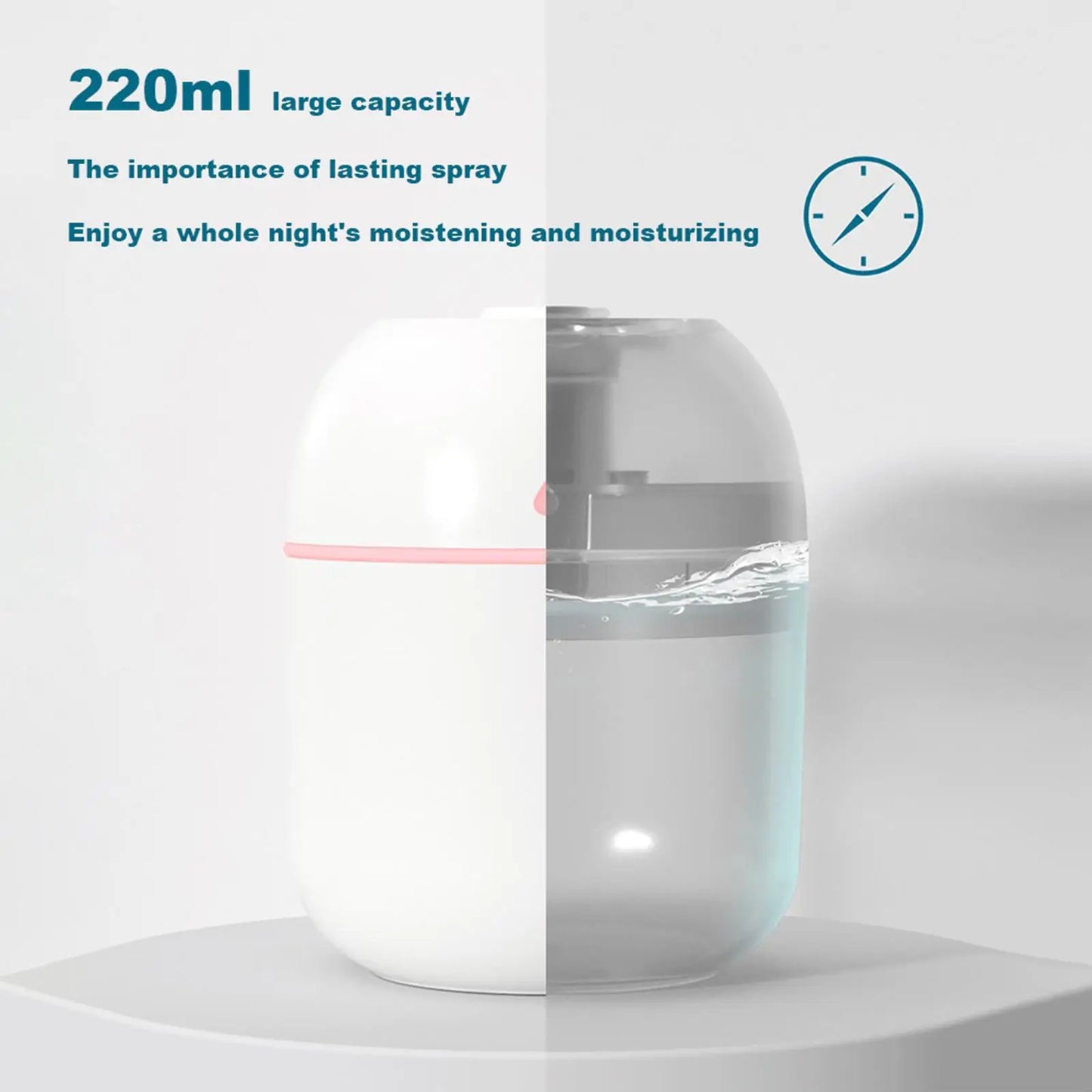 USB Humidifier Aroma Diffuser Portable Home Appliance 220ml Electric Humidifier Desktop Home Fragrance Perfumes Sprayer