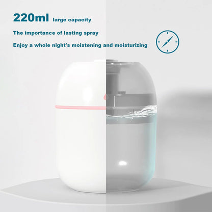 USB Humidifier Aroma Diffuser Portable Home Appliance 220ml Electric Humidifier Desktop Home Fragrance Perfumes Sprayer
