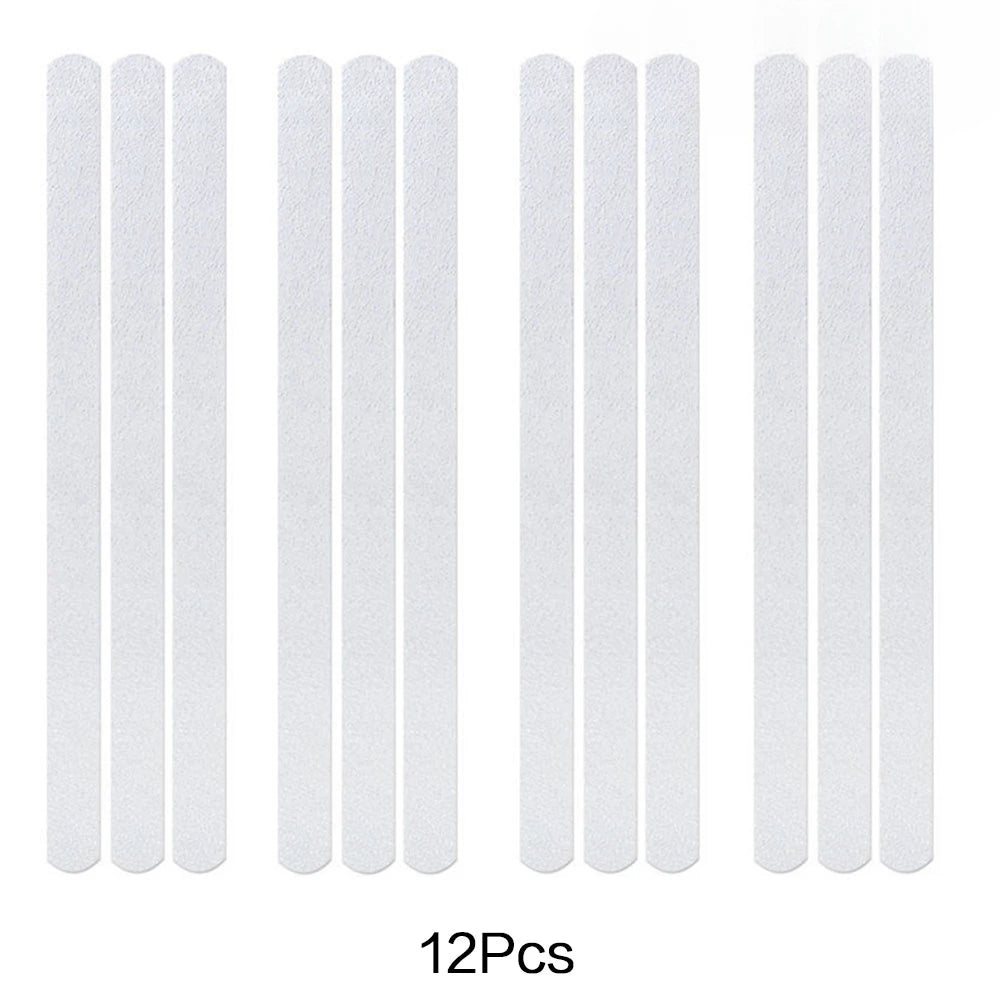 JJYY 6/12/24 Pcs Anti Slip Strips Shower Stickers Colored Non Slip Bath Safety Strips for Bathtub Shower Stairs Floor
