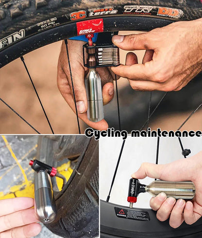 Rechargeable co2 cylinder 12g 16g CO2 Cartridges Refill CO2 Inflator for Bike Tires Brewing Equipment With Threaded Unthread