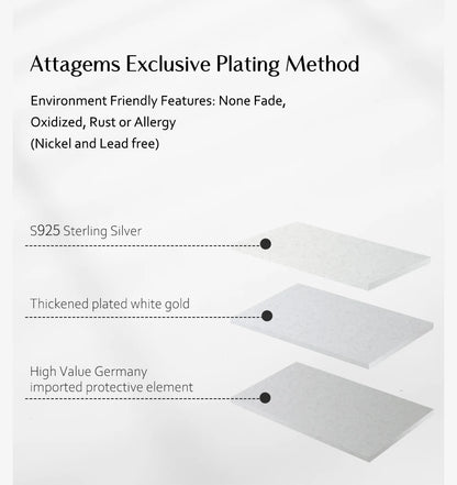 ATTAGEMS Luxury Round Cut 2.5mm Moissanite Ring for Women Man 925 Sliver Sparkling Fine Jewelr Engagement Wedding Party Gift New