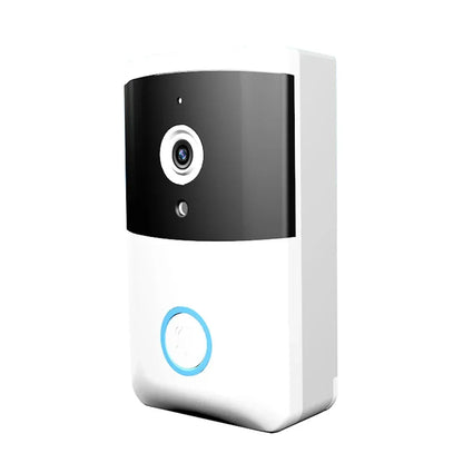 WiFi Doorbell One Way Wakeup Wireless Video Doorbell with Camera and Audio Suitable for Outdoor, Indoor Smart Home Doorbells