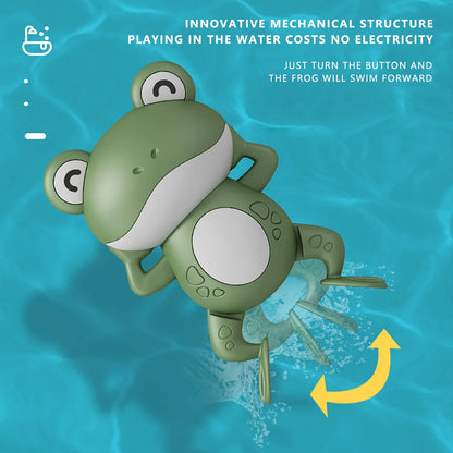 Bath Toys for Children New Baby Bath Swimming Bath Toy Cute Frogs Clockwork Baby Bath Toy Brinquedos Infantil игрушки для детей
