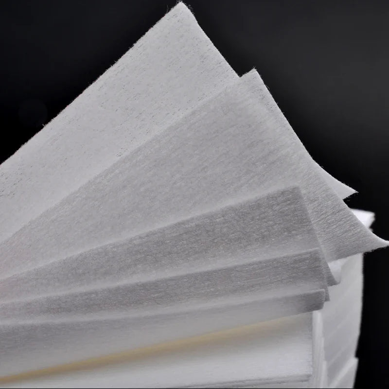 100% Cotton Nail Polish Remover Cotton， Nail Polish Manicure Gel Dust Cleaning Cotton Nail Art Remover Cotton Pads Wet Compress