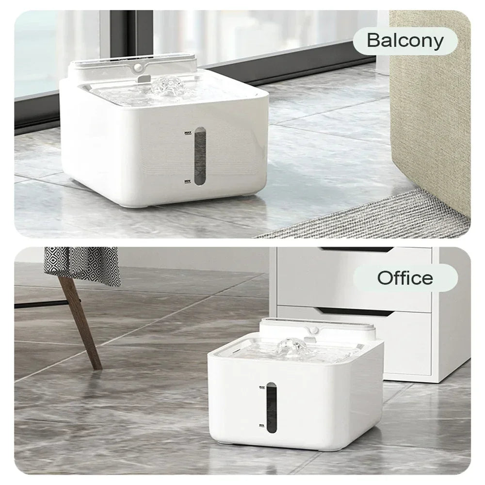 Wow, that's so cool! It's a smart pet water fountain.