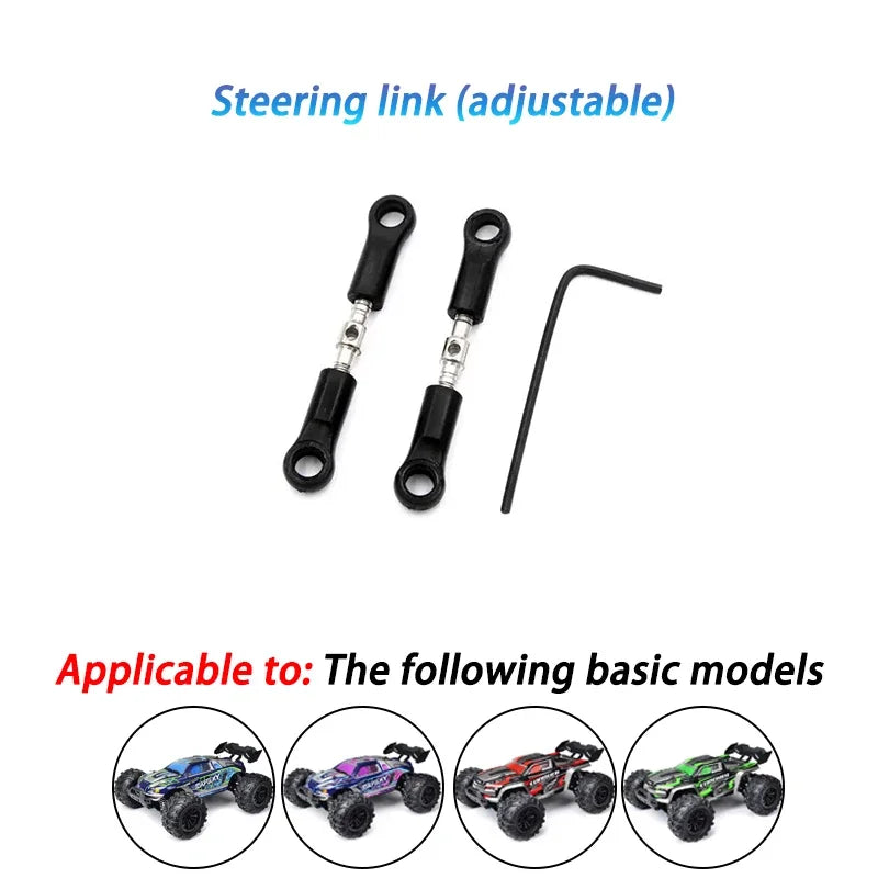 16101 16102 16103 16201 SCY RC Remote control car silver upgrade metal spare parts bearing tie rod original spare parts