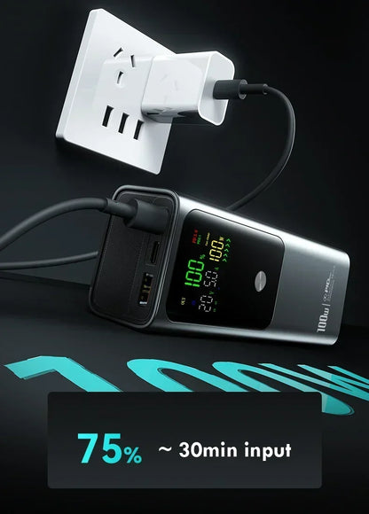 20000mAh High Quality Power Bank 100W Portable Fast Charging Powerbank External Spare Battery For IPhone Xiaomi Laptop 보조배터리