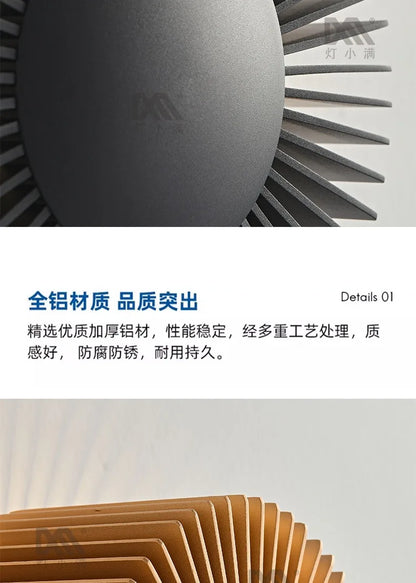 Modern Minimalist Atmosphere Small Wall Lamp LED Aluminum Art Decorative Wall Mounted Living Bedroom Bedside Background Hotel
