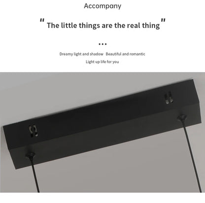 Modern Chandeliers Aluminum Dining Room LED Pendant Lamps Home Décor Bedroom Study Living RoomLighting Fixtures