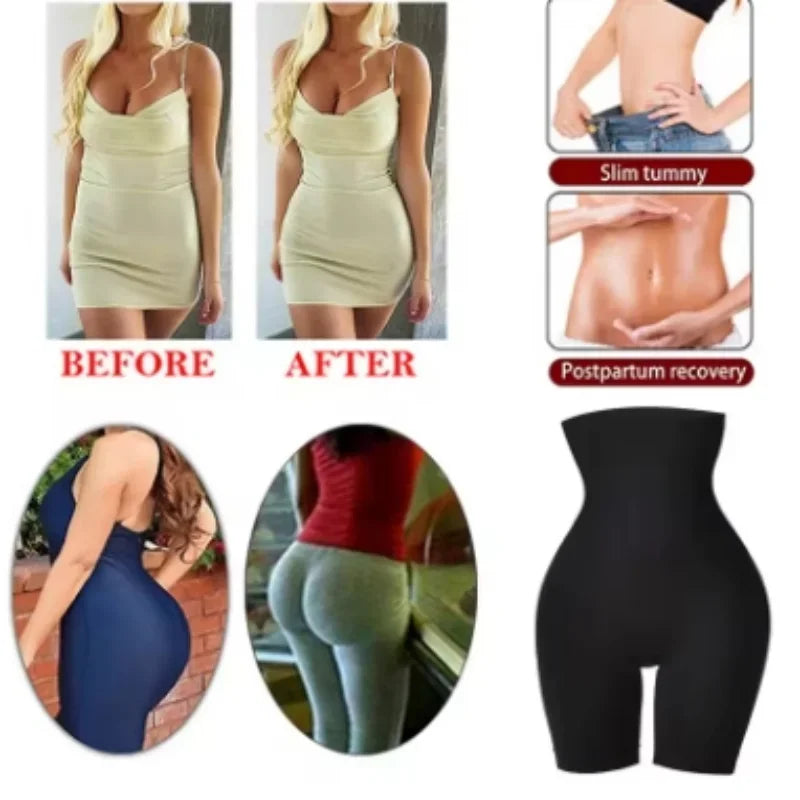 Shapewear for Women High Waist Trainer Panties Tummy Control Hip Butt Lifter Shorts Slimming Sheath Ladies Mid Thigh Body Shaper