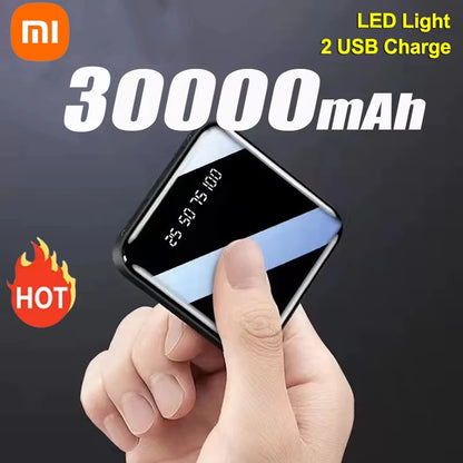 Xiaomi Power Bank 30000mAh Mini Power Bank Pocket Power Bank Small Portable Fast Charging Power Bank Mobile Phone Accessories