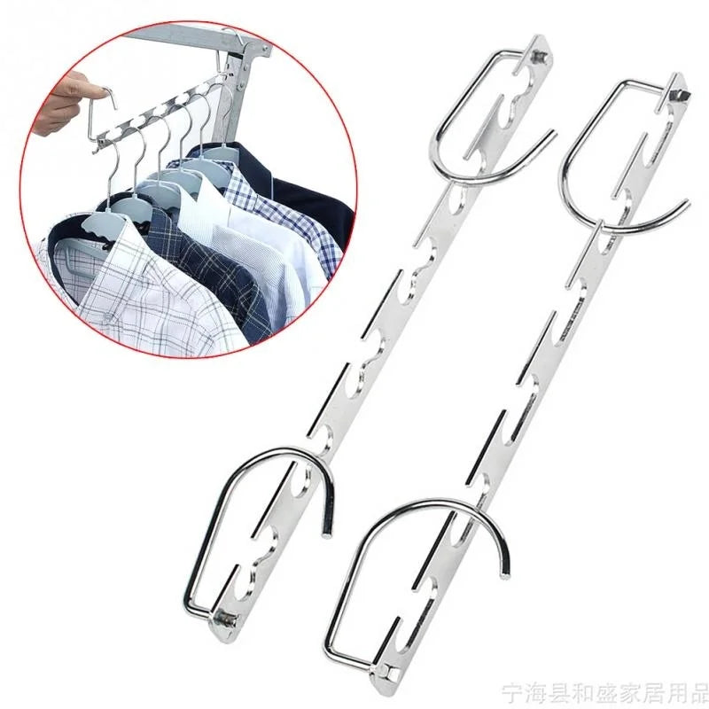 Multifunctional Pants Hanger Clothes Organizer Adjustable Pant Storage Rack Closet Organizer Trouser Hanger Home Organization