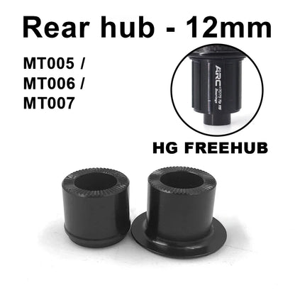 ARC hubs Converter mtb mountain bike hubs cap MT039 MT010-PRO 005 006 007 009 15mm 9mm 12mm 10mm bicycle hub adaptor Accessories