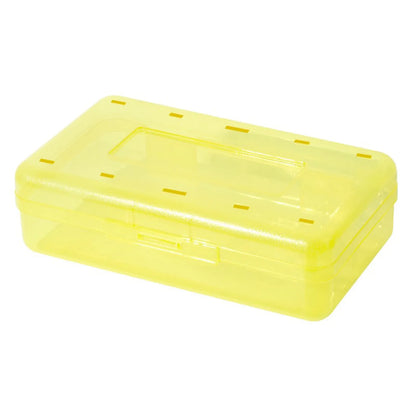 Plastic Transparent Pencil Case Large Capacity Multifunctional Student Stationery Storage Box Student Pencil Case