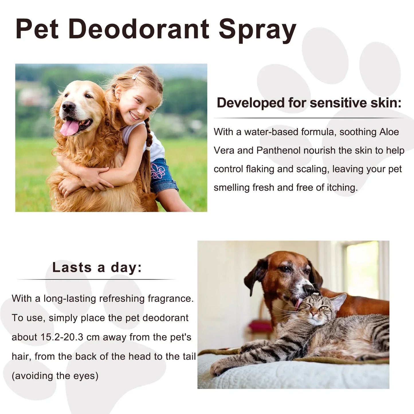Pet Deodorization Spray 50ml Dog Perfume Lavender Oil Deodorization Spray Anti Itching Fragrant Pet  Cat and Dog Beauty Care