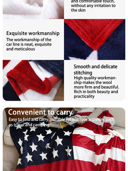 Bed blankets - Warm and plush throw for sofas, sofas, cars, and travel - machine-washed English style blankets