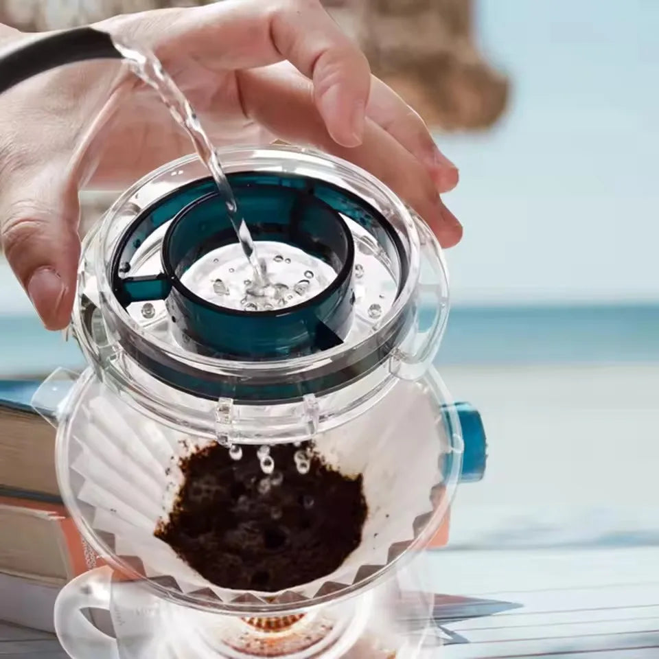 Portable Hand Brew Coffee Filter Drip Shower Coffee Filter Coffee Maker Drip Coffee Tea Cup Filter Accessories