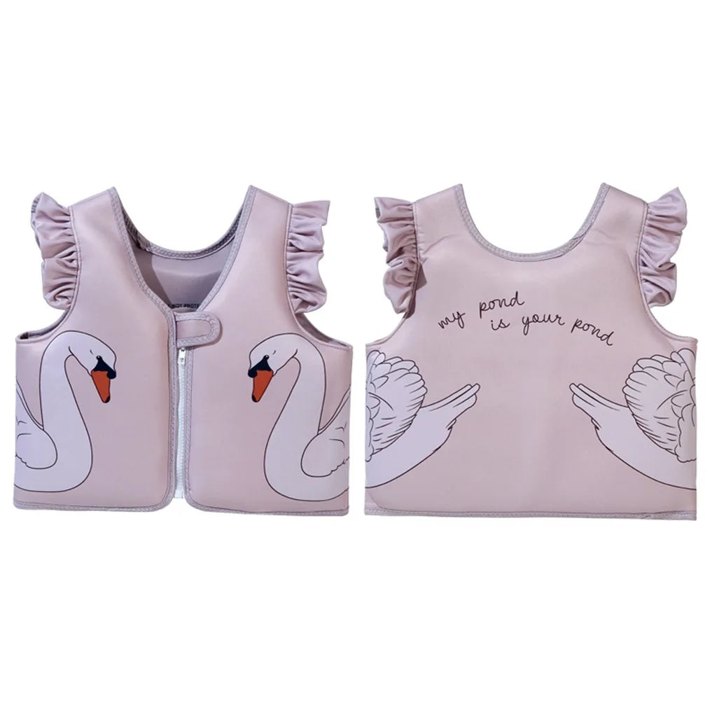 Swimming Arm Ring for Children Cartoon Printed Kids Swimwear Buoyancy Vest Foam Jacket Swimming Pool Accessories