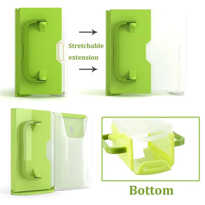 Infant Anti-Spill Cup Holder Bottle Cup Milk Holder Adjustable Safety Plastic Baby Toddler Juice Box Drinking