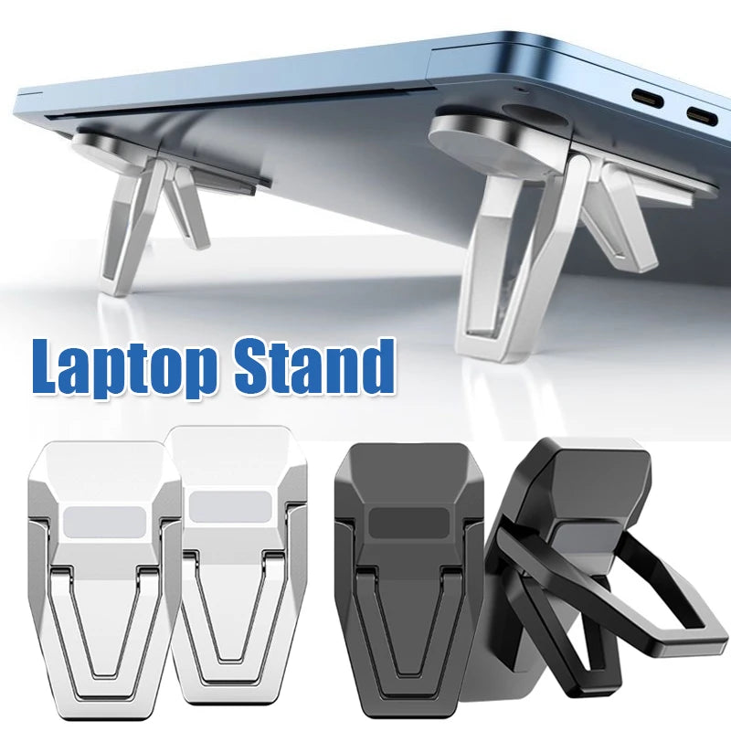 Laptop Heighten Stand for Keyboard Tablet Phone Holder Mini Portable Legs Laptop Stands for Macbook Huawei Notebook Support Feet