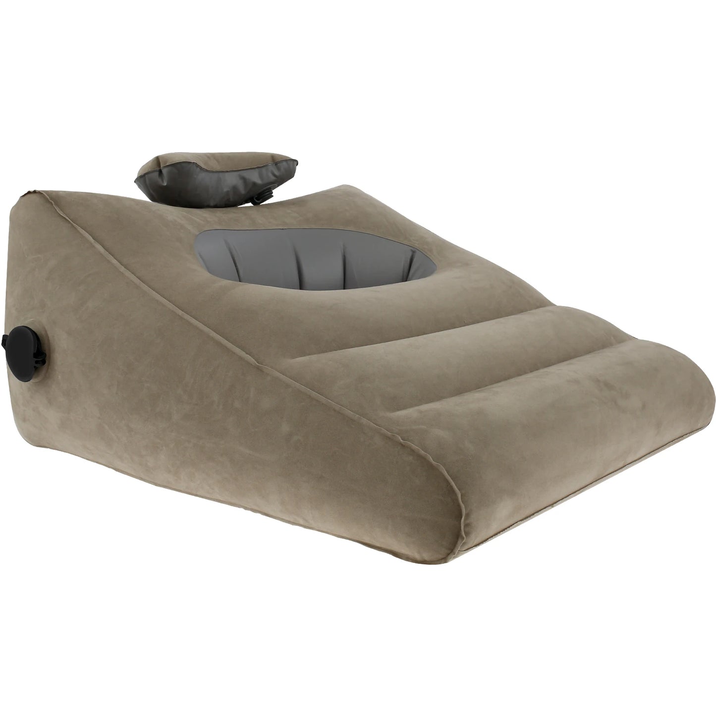 Portable Inflatable Wedge Pillow Multifunctional Body Pillow Lumbar Yoga Pillow PVC Foot Pillow Elevation Leg Travel Pillows