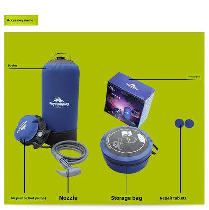 Outdoor Gadgets Shower Bag Camping Folding Shower Bag Bath Bag Hot Water Bag for Bathing Camping Gear  Multitool