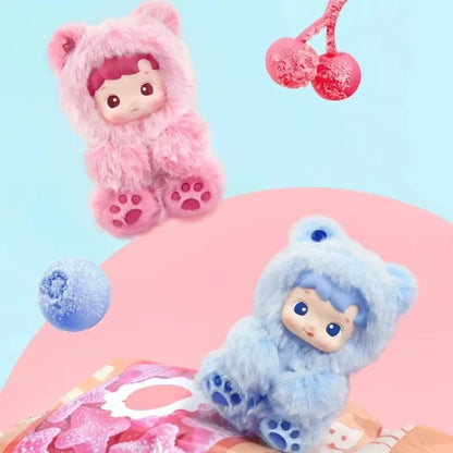 100% Genuine Haci pupu Gummy Bear Series Vinyl Face Blind Box Kawaii Scented Pendant Doll Keychain Decor Sweet Birthday Gift