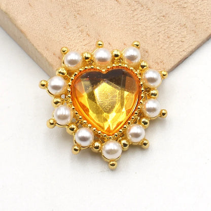 23MM fashion pearl and peach alloy accessories Diy wedding dress hair accessories invitation jewelry decorative accessories