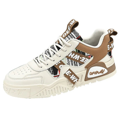 2025 new men's shoes for spring, breathable, niche, trendy, versatile, casual board shoes, height increasing sports shoes