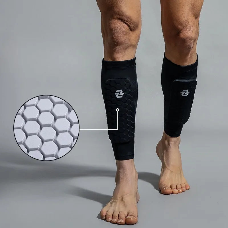 1PCS Professional Antislip Leg Socks Outdoor Sports Calf Football Leg Guard Cover Anticollision Leg Protection Socks Leg Sleeve