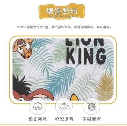 Retro style Baby Boys Girls T Shirts 2023 Summer Clothing Cartoon Tees For Kids Short Sleeved Tshirts Tops Costume