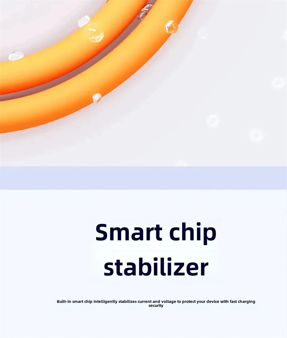 NNBILI 120W 6A Fast Charge USB Type C Quick Charge Cable For Huawei P70 Samsung OnePlus Realme Phone LED Digital Display Cables