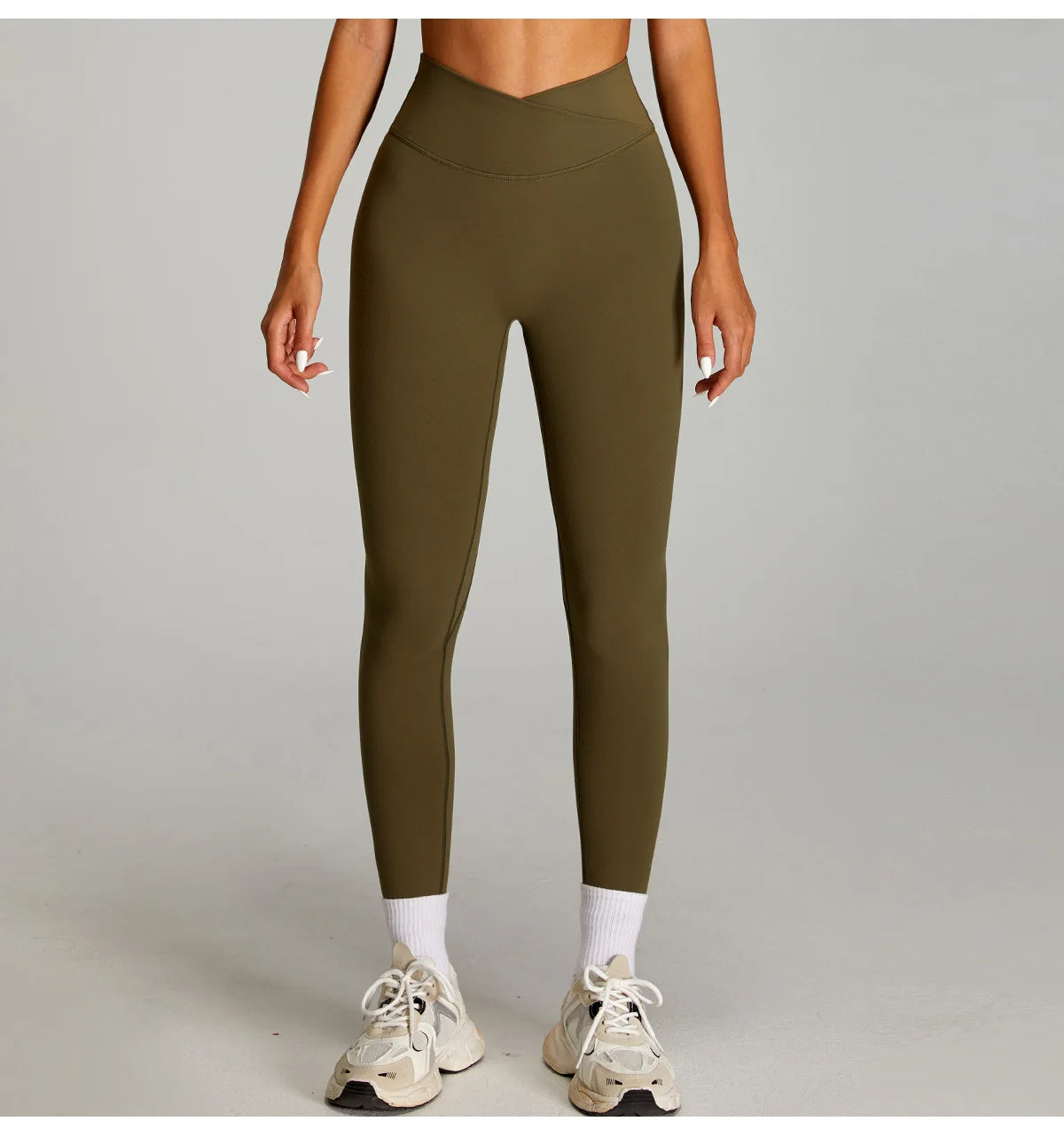 Yoga Pants Sports Leggings Women High Waist Tights Elastic Yoga Pants Training Running Gym Quick Dry Breathable Leggings Female