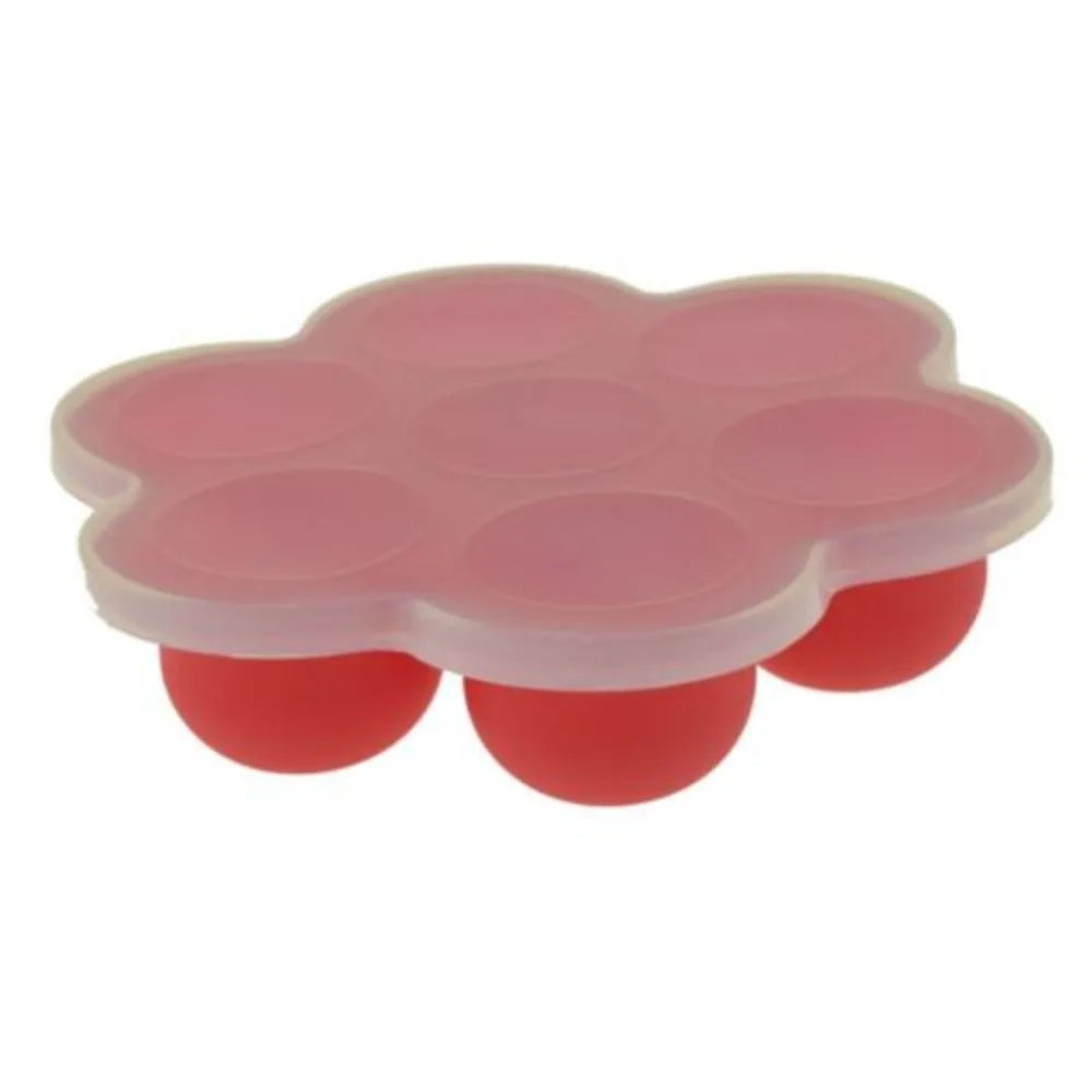 Silicone Weaning Baby Food Freezer Tray 7 Pots Storage Container w Lid BPA Free