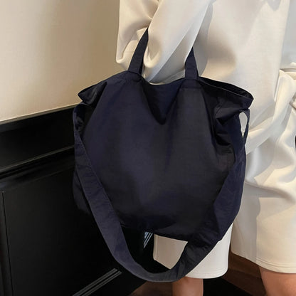 Tote Bag for Women 2025 New Large-Capacity Canvas Shoulder Bag Commuter Computer Bag Large Bag Handbag Korean Style Work Class Travel Play Shopping Shopping