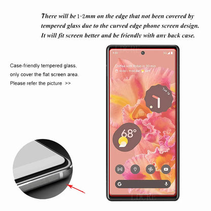 For Google Pixel 6 Glass For Google Pixel 6 Screen Protector Film Transparent Tempered Glass Google Pixel 6 A 7 6A 7A Lens Film