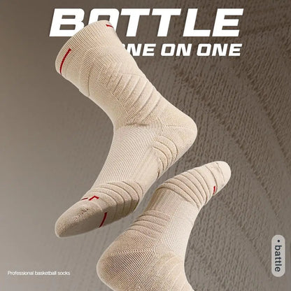 Professional Sports Socks Training Athletic Socks Basketball Crew Socks Cotton Moisture Wicking Socks For Men Women Gifts