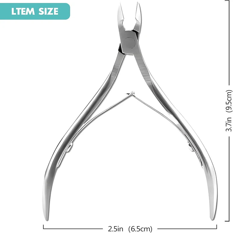 Cutters Tool Cuticle Nippers Nail Manicure Scissors Cuticle Clippers Trimmer Dead Skin Remover Pedicure Stainless Steel
