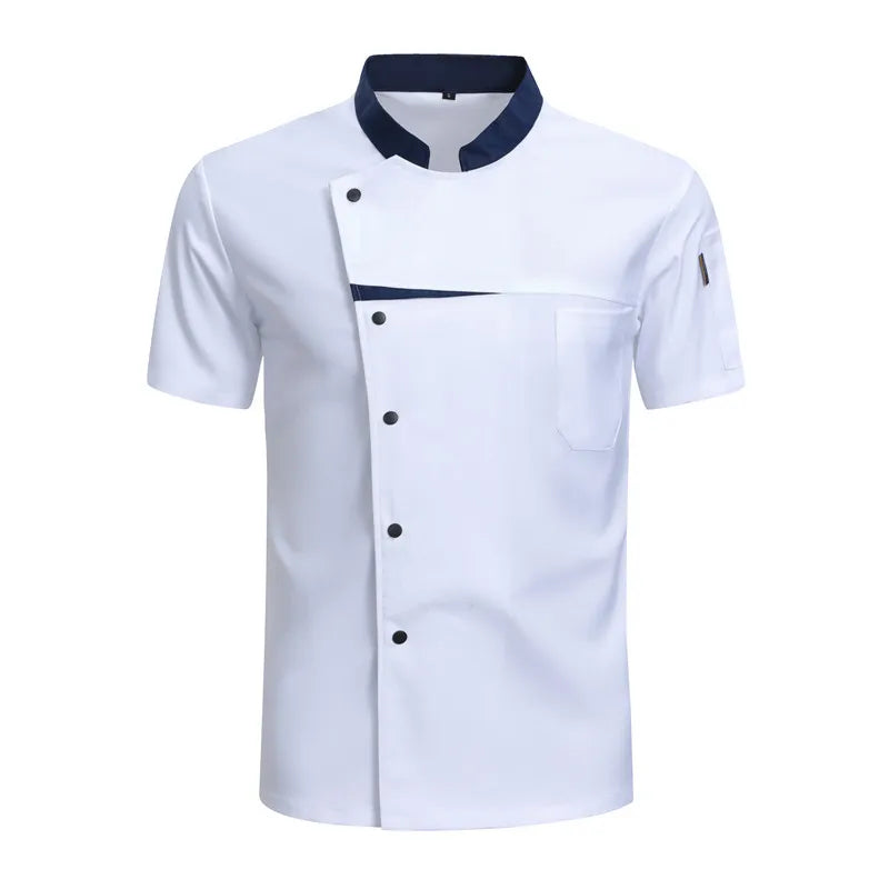 Kitchen Chef Shirts Cook Wear Hotel  Uniform Catering Cooking Clothes Chef Coat Jacket Professional Kitchen Costume Designer