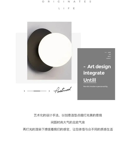 Indoor decorative wall lamp for Bedroom Stairs LED Wall Lighting Wall Sconce for Living room sofa background Bedside lamp