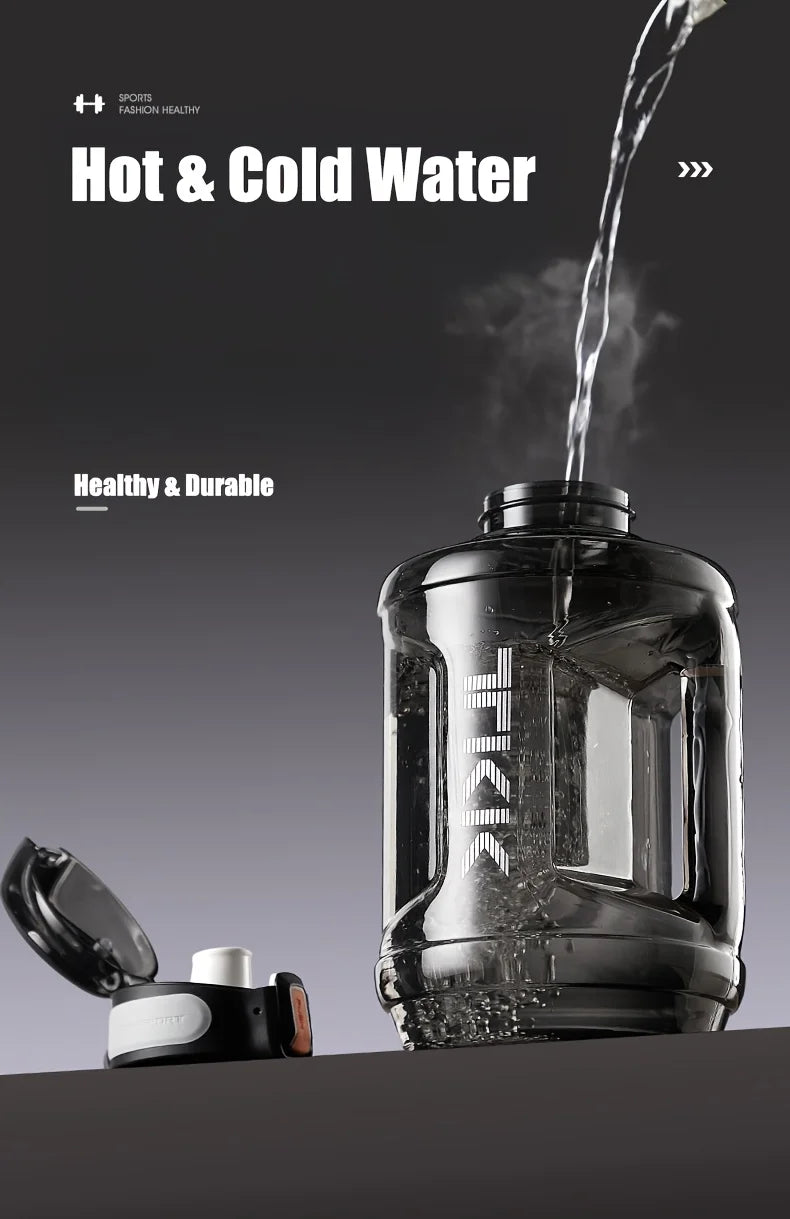 1800Ml Large Sports Plastic Water Bottle with Straw Lid Lock for Hydration, Gym Workouts, Outdoor Fitness, Travel, Camping