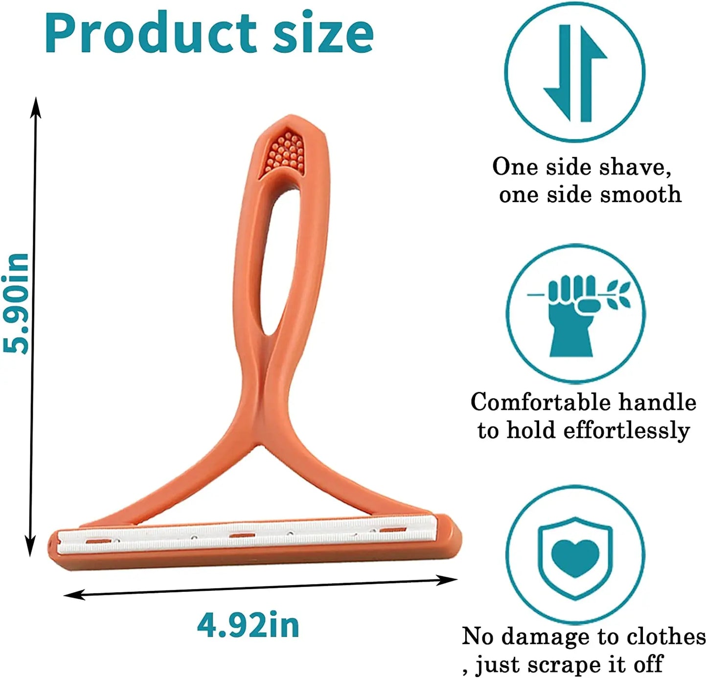 Portable Lint Remover Double Sided Pet Hair Remover Clean Tool Shaver Sweater Cleaner Fabric Shaver Scraper For Clothes Carpet