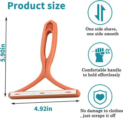 Portable Lint Remover Double Sided Pet Hair Remover Clean Tool Shaver Sweater Cleaner Fabric Shaver Scraper For Clothes Carpet