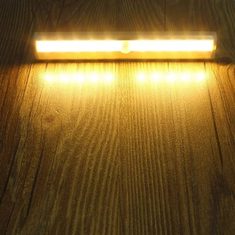 LED Under Cabinet Night Light Motion Sensor Lamp for Closet Stairs Kitchen Wardrobe Cupboard Bed Lighting Home Decor