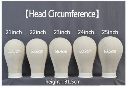 Canvas Block Head Training Mannequin wig Head Display Styling Mannequin Manikin Head Wig Stand wig head Stand